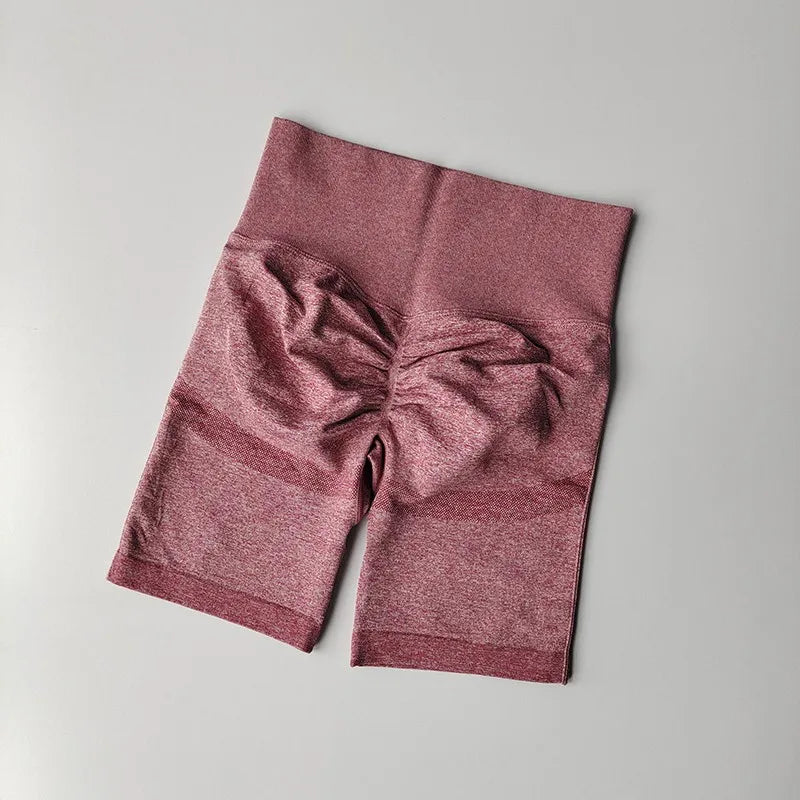 High Waist Seamless Yoga Shorts For Women