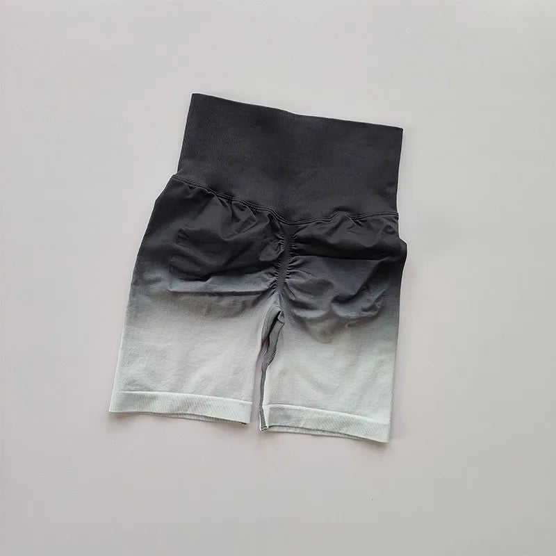 Ladies High Waist Running Yoga Shorts
