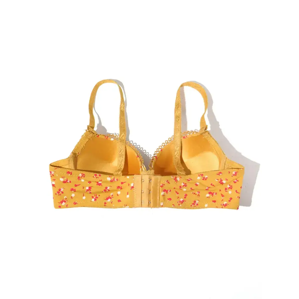 Beauwear Floral Bras for Women Push Up Bra Padded Bra Lace Underwear with wire Embroidered Lingerie 75B-90B