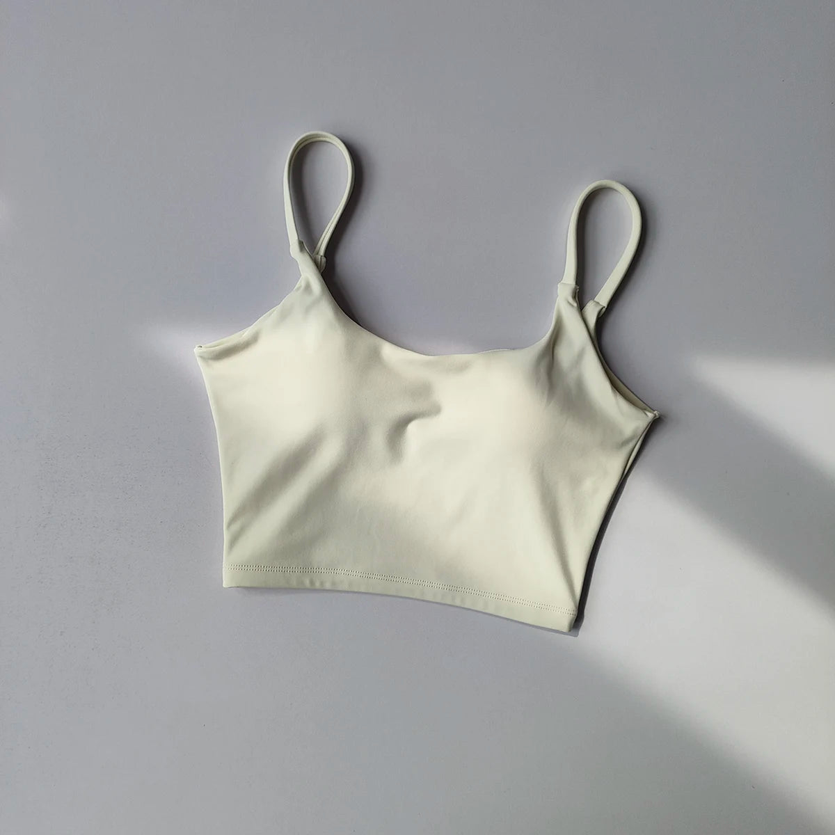 Light green sports underwear for ladies with adjustable straps and a comfortable fit for workouts